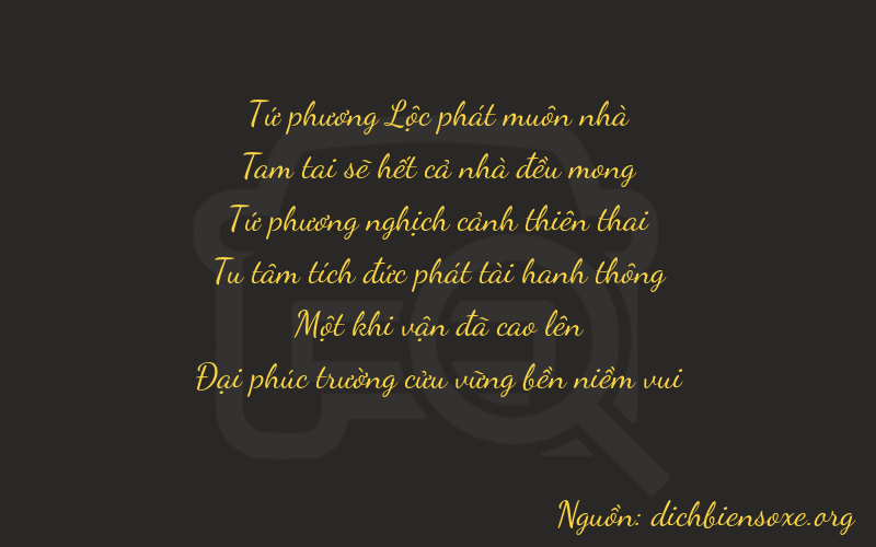 Thơ dịch biển số xe 43419