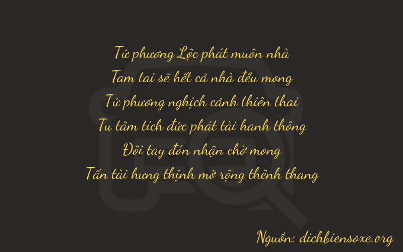 Thơ dịch biển số xe 43428
