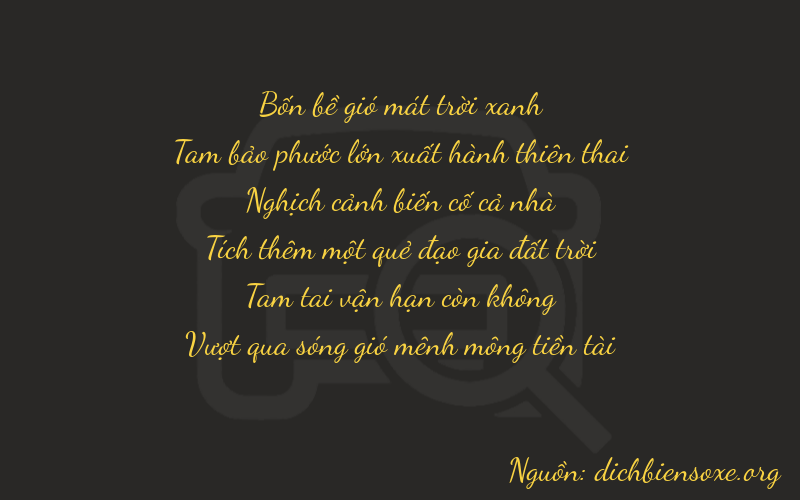 Thơ dịch biển số xe 43433