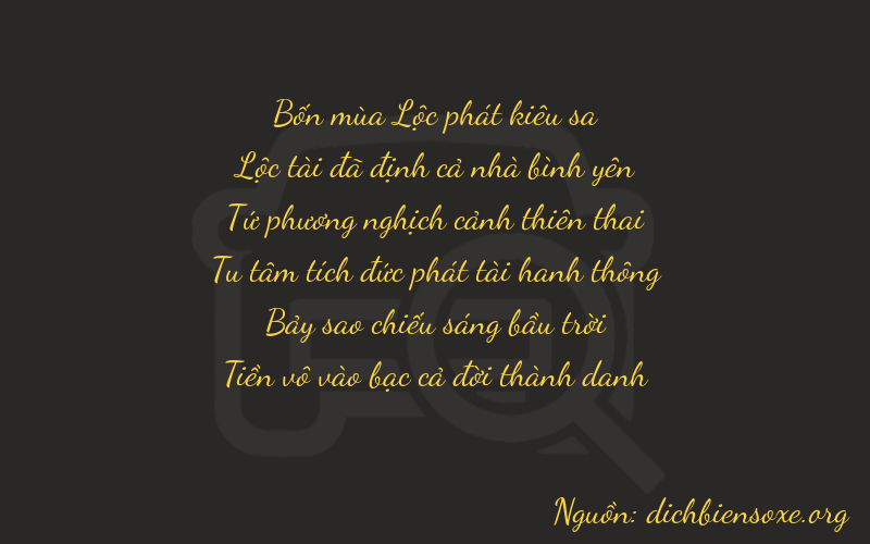 Thơ dịch biển số xe 46470