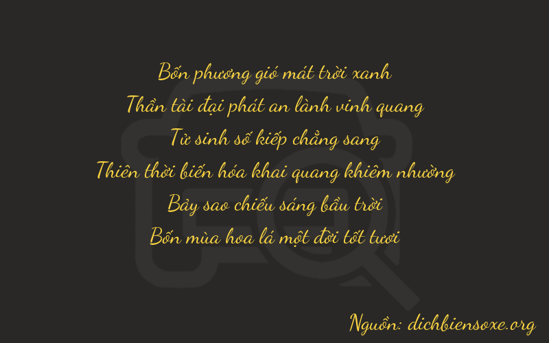 Thơ dịch biển số xe 46471