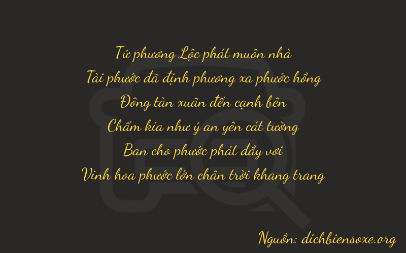 Thơ dịch biển số xe 46482