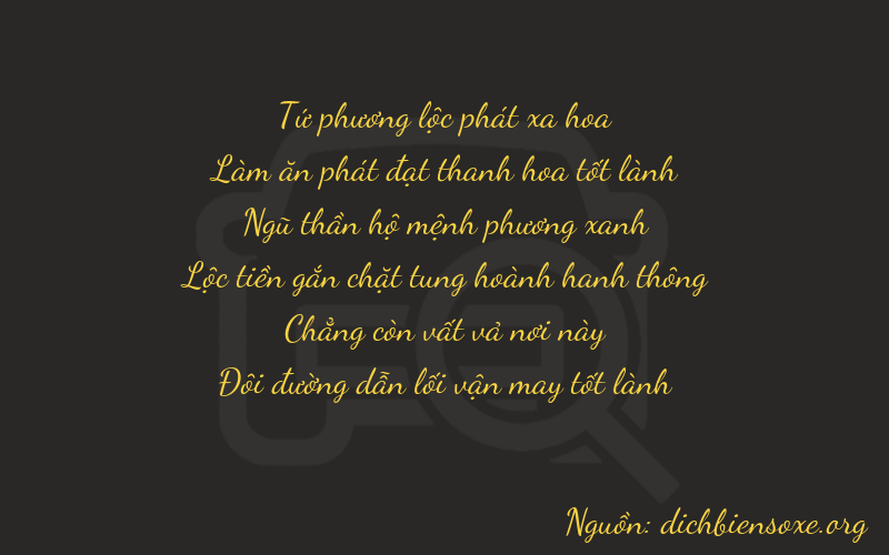 Thơ dịch biển số xe 46502