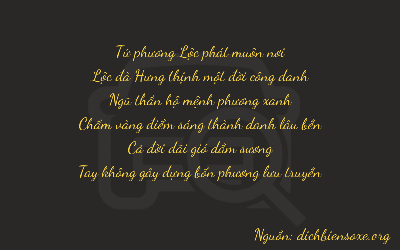 Thơ dịch biển số xe 46510