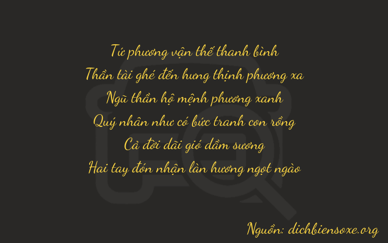 Thơ dịch biển số xe 46512