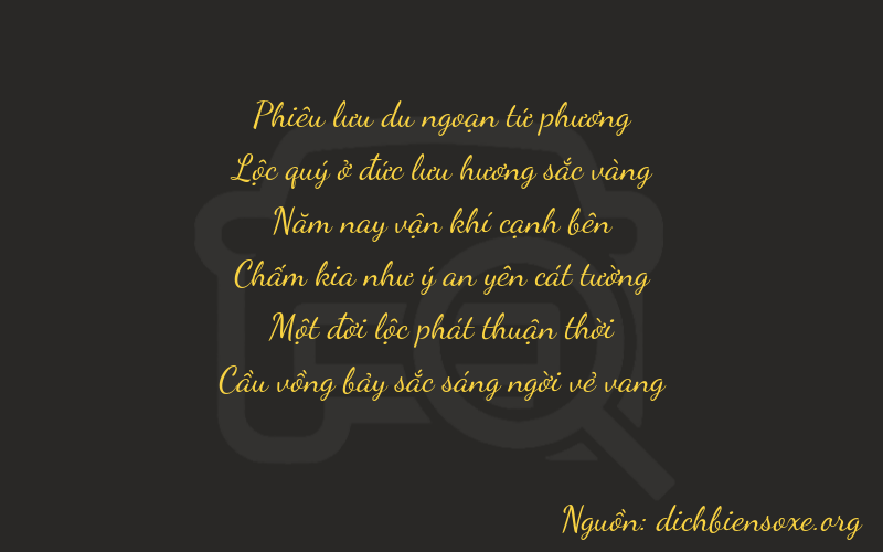 Thơ dịch biển số xe 46517