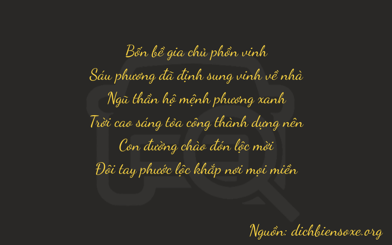 Thơ dịch biển số xe 46522
