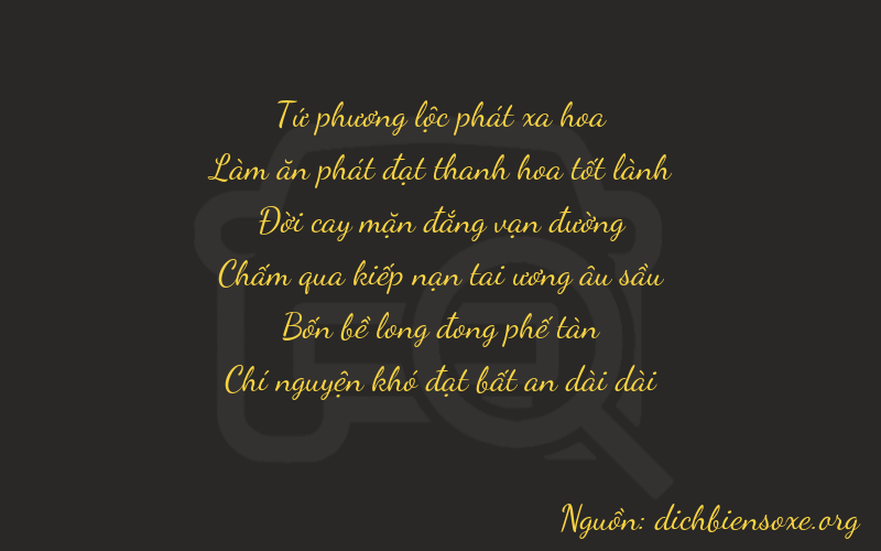 Thơ dịch biển số xe 46547