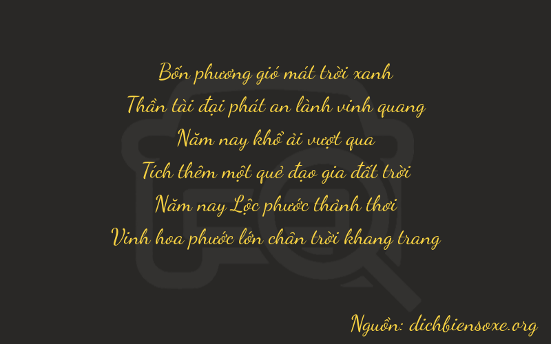 Thơ dịch biển số xe 46552