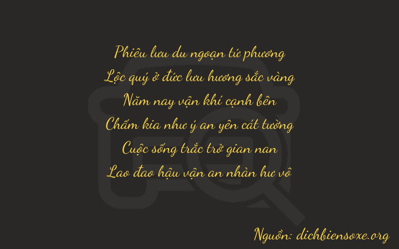 Thơ dịch biển số xe 46553