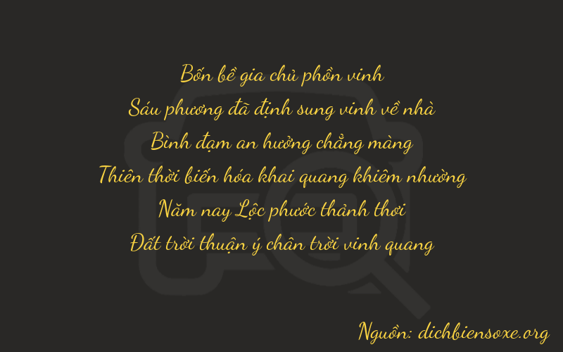 Thơ dịch biển số xe 46558