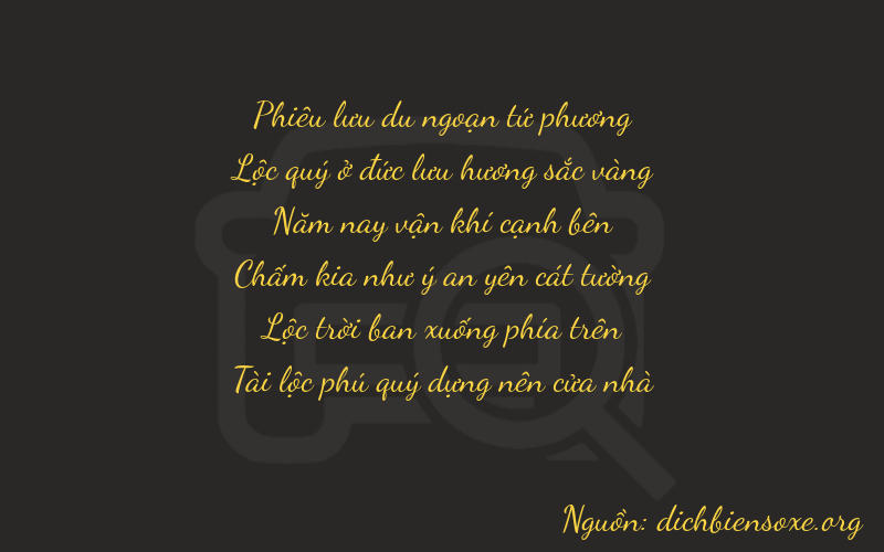 Thơ dịch biển số xe 46562
