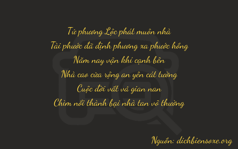 Thơ dịch biển số xe 46572