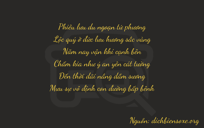 Thơ dịch biển số xe 46580