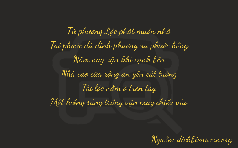 Thơ dịch biển số xe 46581