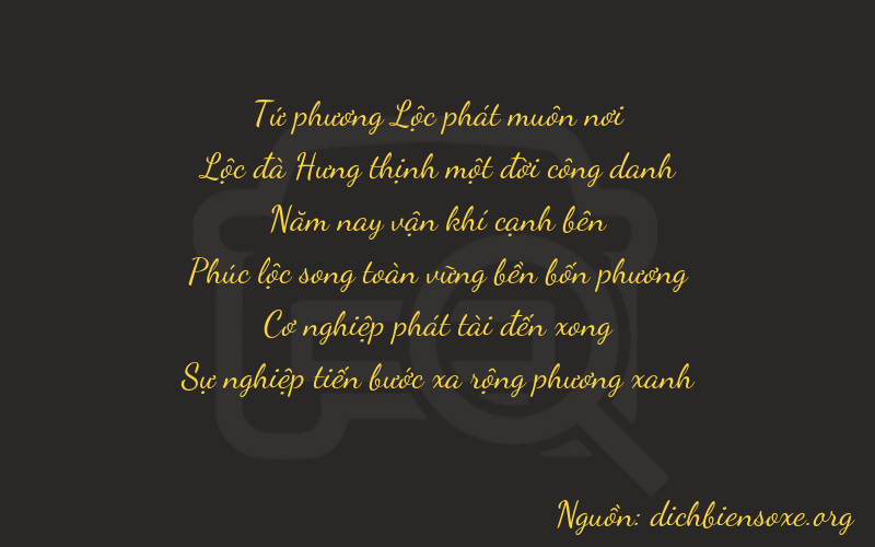 Thơ dịch biển số xe 46582