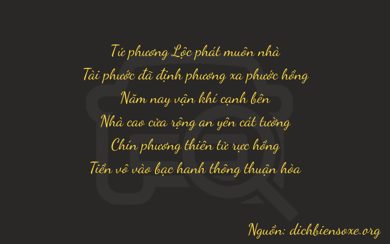 Thơ dịch biển số xe 46590