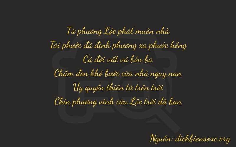 Thơ dịch biển số xe 46599