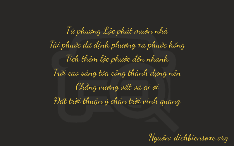 Thơ dịch biển số xe 46608