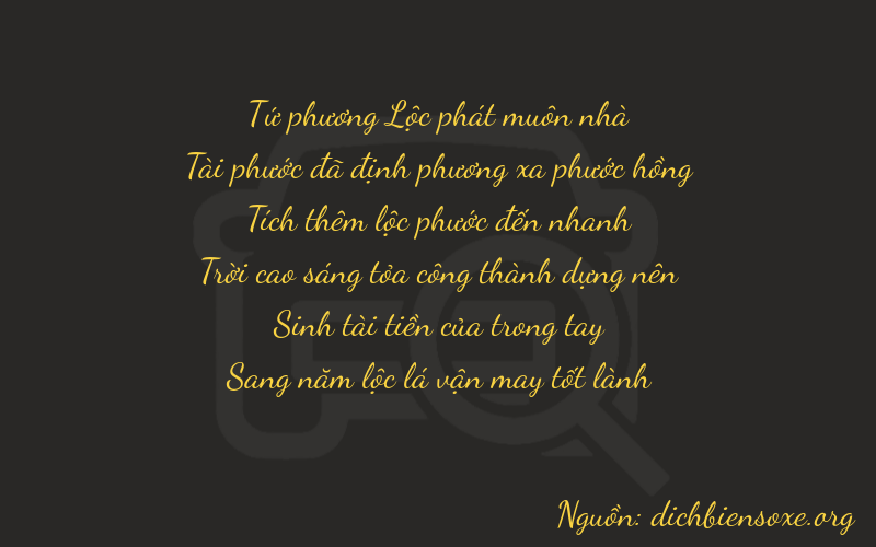 Thơ dịch biển số xe 46635