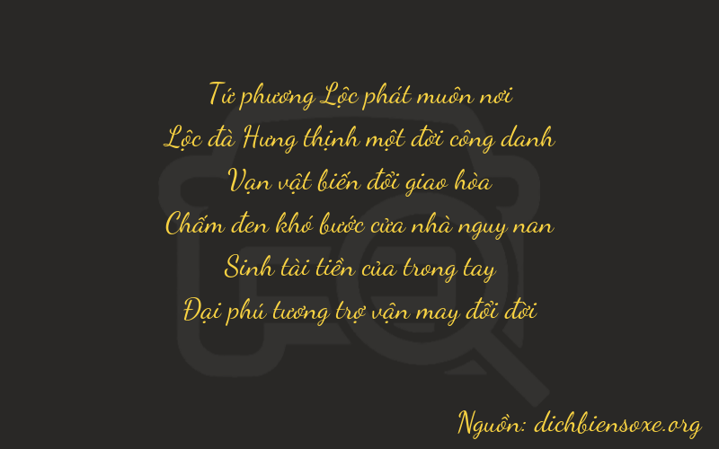 Thơ dịch biển số xe 46636