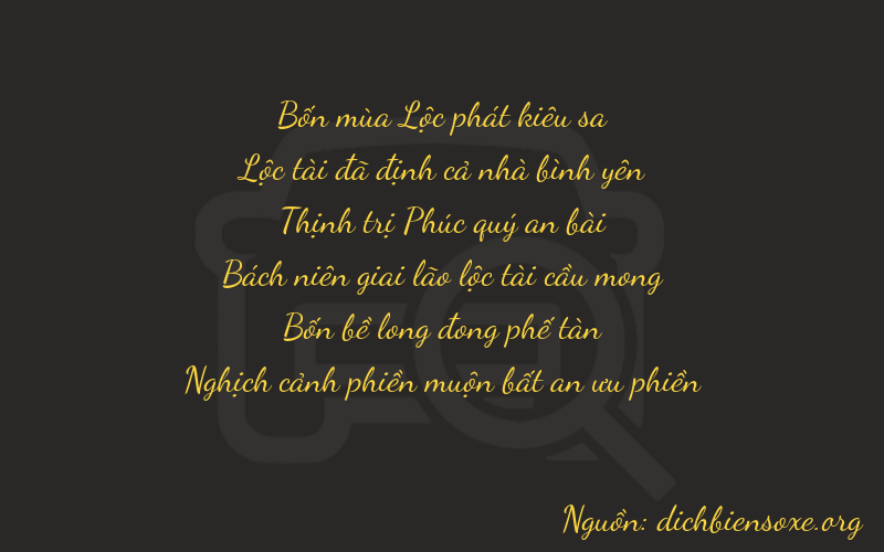 Thơ dịch biển số xe 46641