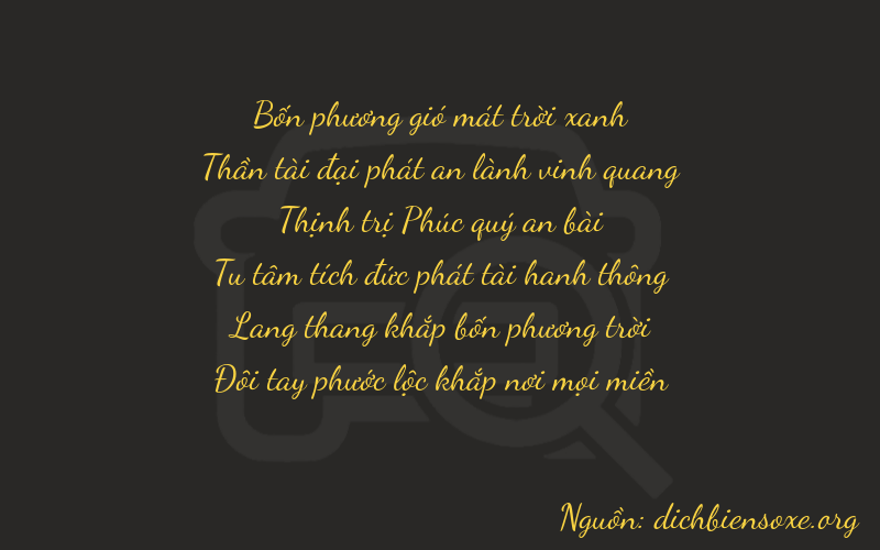 Thơ dịch biển số xe 46642