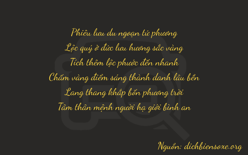 Thơ dịch biển số xe 46643
