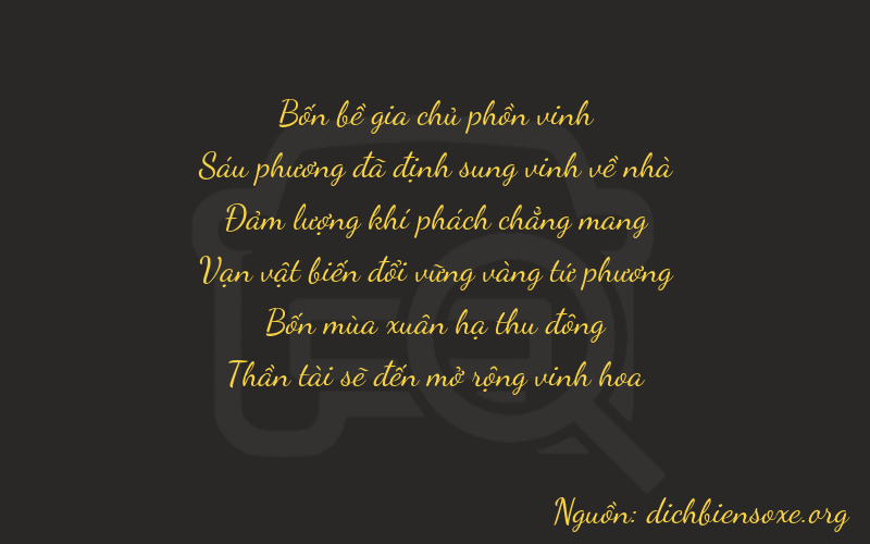 Thơ dịch biển số xe 46648