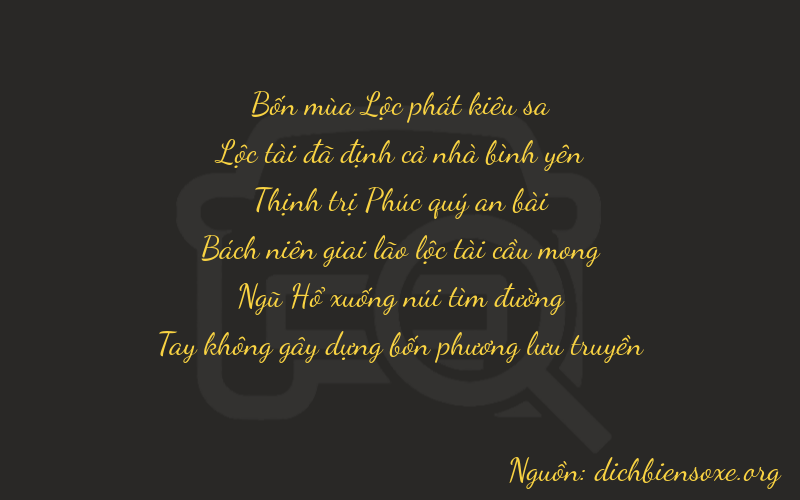 Thơ dịch biển số xe 46650