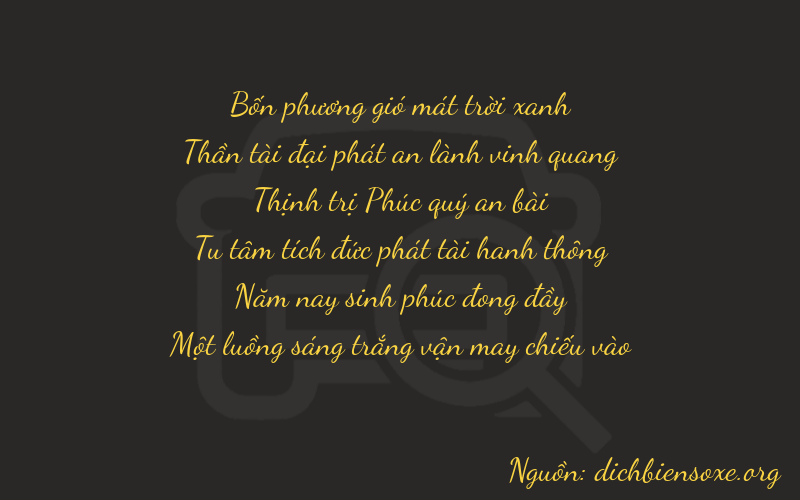 Thơ dịch biển số xe 46651
