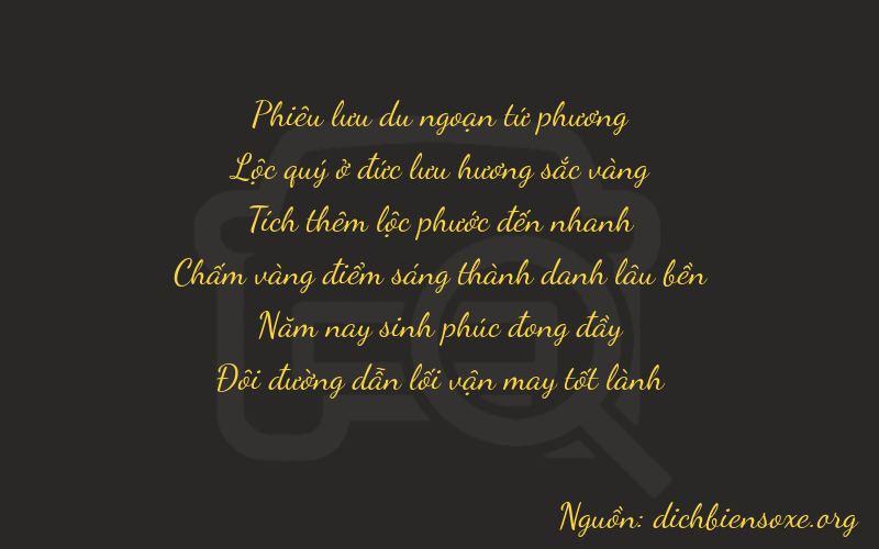Thơ dịch biển số xe 46652