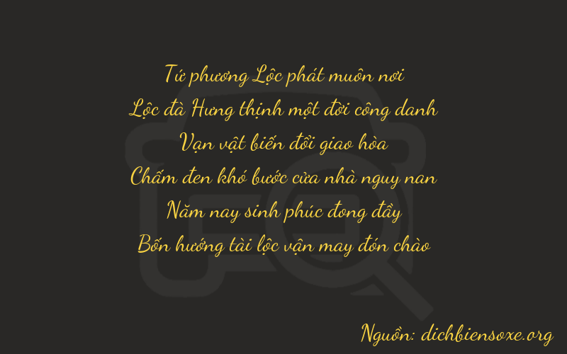 Thơ dịch biển số xe 46654