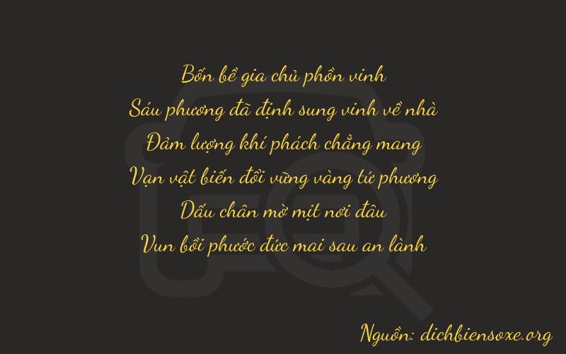 Thơ dịch biển số xe 46657