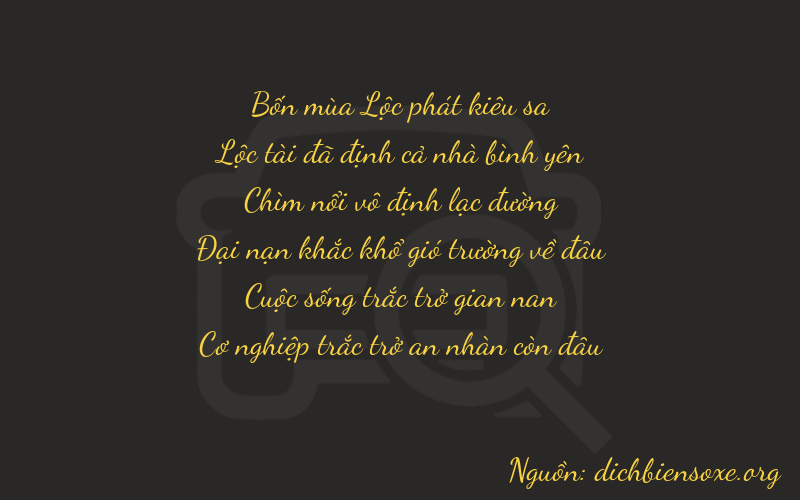 Thơ dịch biển số xe 46659