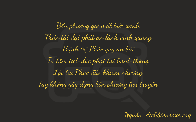 Thơ dịch biển số xe 46660