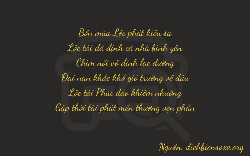 Thơ dịch biển số xe 46668