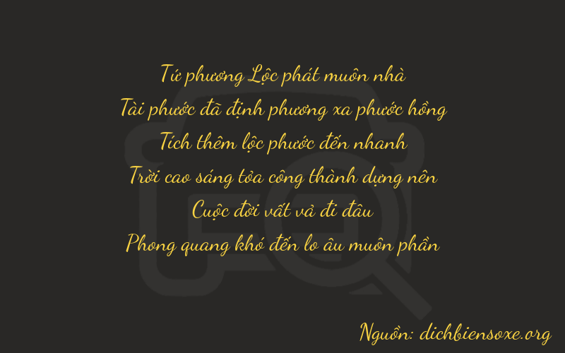 Thơ dịch biển số xe 46671