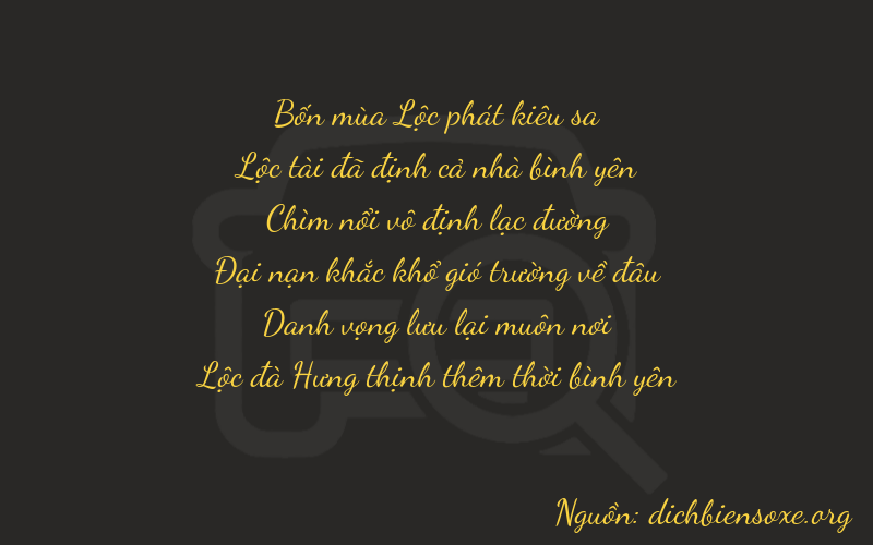 Thơ dịch biển số xe 46686