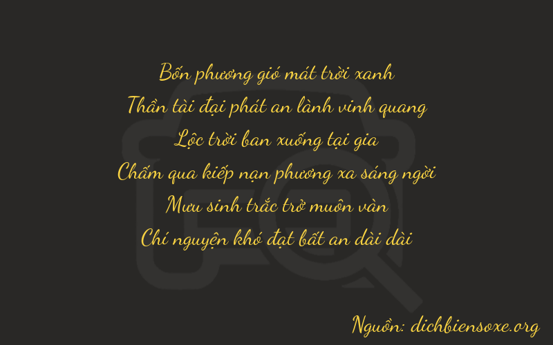 Thơ dịch biển số xe 46687
