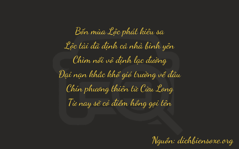 Thơ dịch biển số xe 46695