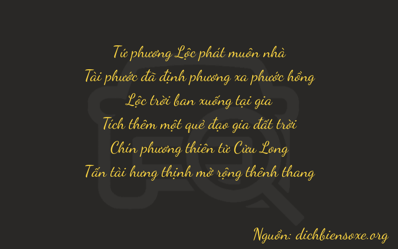 Thơ dịch biển số xe 46698
