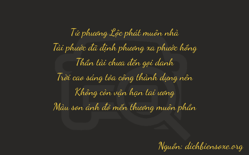 Thơ dịch biển số xe 46707