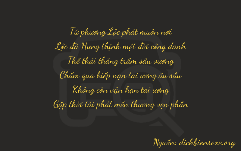 Thơ dịch biển số xe 46708
