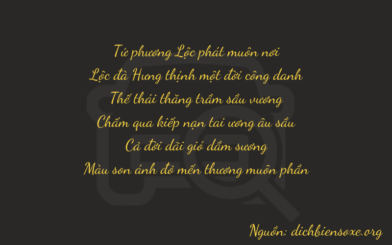 Thơ dịch biển số xe 46717