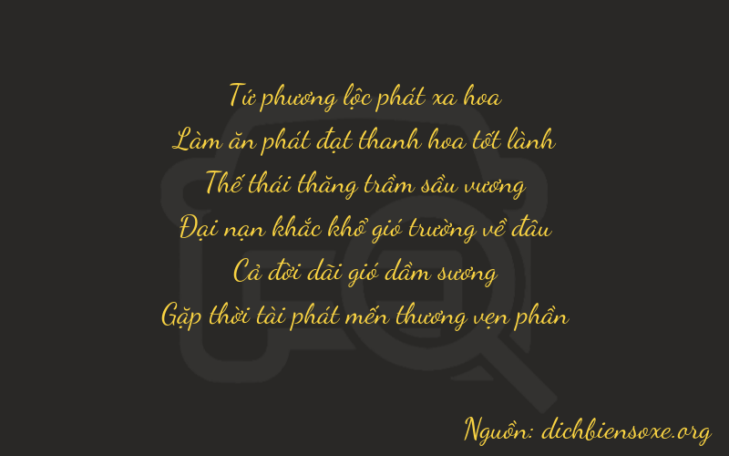 Thơ dịch biển số xe 46718