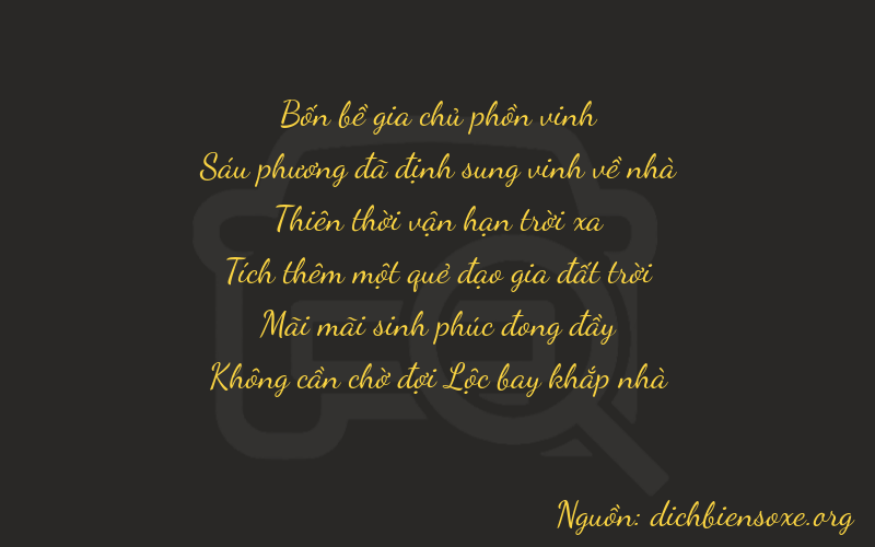 Thơ dịch biển số xe 46720