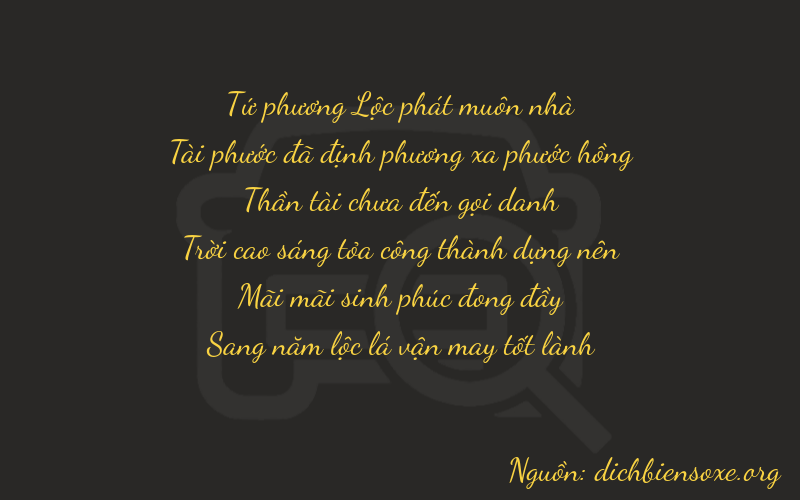 Thơ dịch biển số xe 46725