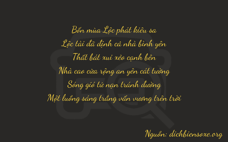 Thơ dịch biển số xe 46731