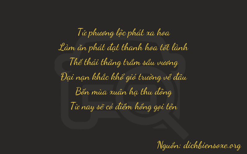 Thơ dịch biển số xe 46745